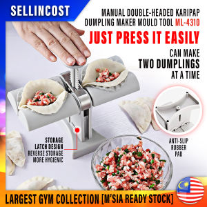 SellinCost 2in1 Dumpling Press Maker Double Head Manual Pressing Machine Dumpling Making Tool Mold Maker Kitchen tool DIY Dapur Kitchen Curry Puff Maker Acuan Karipap Mini Karipap Maker ML-4310 ML-1011