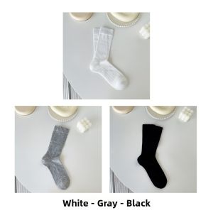 Breathable Seamless Cotton Scrunch Socks