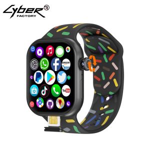 VP29 Smart Watch 4G Android 128GB Storage 4G/5G LTE Sim Card GPS WIFI 2.29 inch 490*580 Amoled NEW Smartwatch Rotary Camera