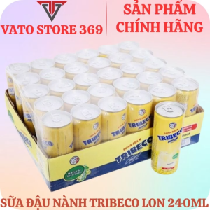 Sữa đậu nành TRIBECO lon 240ml