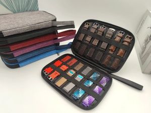 กระเป๋ามัลติฟังก์ชั่นกระเป๋าเดินทางสําหรับสายนาฬิกากระเป๋าเก็บกระเป๋าแบบพกพากล่องสําหรับสายเคเบิลข้อมูล 300D ผ้ากันน้ํากรณี