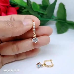 Anting Juntai Perhiasan Aksesoris Lapis Emas Terlaris Termurah Tidak Mudah Pudar