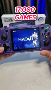 R36H ใหม่แบบพกพาเกม 128G Gameboy Gameboy PSP ของเล่นเกมคอนโซล Retro เกมคอนโซล 17000 + เกมของขวัญปีใหม่ของขวัญวันเกิด r36s