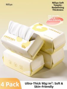 NILIYA | Cotton Disposable Portable Enlarged Thickened Facial Tissue