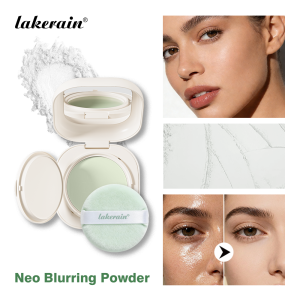 Phấn Phủ Kiềm Dầu Lakerain Blurring Hiệu Ứng Lì Chống Mồ Hôi Và Độ Ẩm Phấn Bột Dạng Lỏng Dành Cho Mọi Loại Da Thiết Kế Chống Rò Rỉ Dưỡng Ẩm.