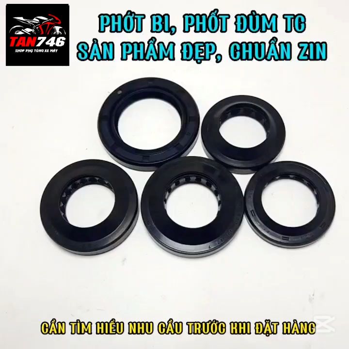 Phớt bi, Phốt đùm bánh trước, Phốt cùi dĩa, Lắp cho các dòng xe Hãng HD ...