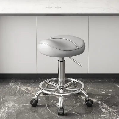 Multi-Functional Kitchen Stool Rotatable Adjustable Wheels