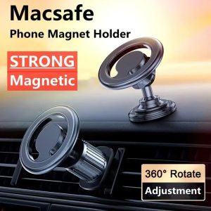 For MagSafe Magnetic Car Phone Holder Stand Support in Car For iPhone 16 15 14 13 12 11 Magnet Car Air Vent Clip Cellphone Mount