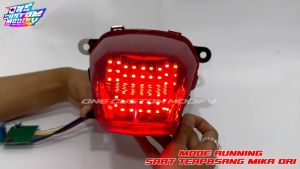 LAMPU REM LED GENIO 8 10 MODE RUNNING OTOMATIS MANUAL VARIASI LAMPU BELAKANG STOPLAMP 2019 2020