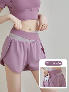 Kawajie | Quần Short Thể Thao Dài Đỡ Mông Vòng Eo Cao Phù Hợp Với Người Béo Dành Cho Mùa Hè