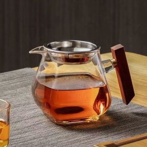 Thickened Wooden Handle Fairness Cup