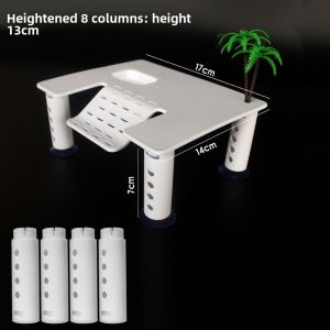 Turtle Jar Drying Table Pet Turtle Drying Back Table Turtle Island Terrapin Ladder Climbing Sucker Floating Island Turtle Drying Table Adjustable