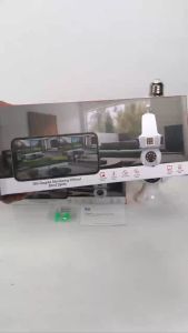 E27 Webcam na may WiFi Connectivity 360-degree Panoramic Shot 1080p HD Quality Night Vision Light Illumination