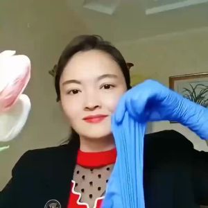 [COD]Sarung Tangan Latex Safeglove Handscoon Safe Glove Examination  Disposable Glove Karet Biru