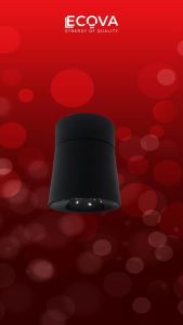 Lampu Spotlight LED COB Ecova Hitam 7 12W Watt