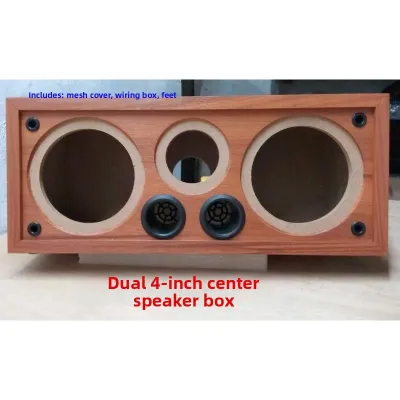 JINTONGCAIZI | DIY Wooden Multimedia Speaker Enclosure with Grille and Wiring Box