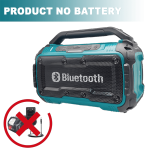 Cordless Bluetooth Speaker Portable Surround Speakers Dual Channel Subwoofer Loudspeaker For Makita 18V Battery(No Battery)