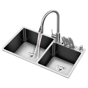 SHENYUAN | Stainless Steel Double Basin Kitchen Sink