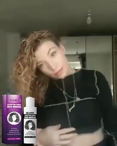 Eelhoe Hair Styling Curling Mousse Frizz Fixative Strong Hold Hair Curling Mousse Hair Mousse For Curly Hair Styling Mousse Curl Lightness Strong Hold Mousse Enhancer Frizz Hair Curling Repairing Mousse For Natural Curls Women Curl Hair Mousse 100ml