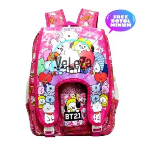 Tas sekolah anak perempuan TK SD model bts BANYAK HADIAH tas sekolah tas anak