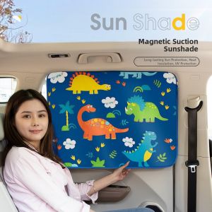 Abu & Mifa | Auto-retractable Magnetic Sunshade Car Curtains