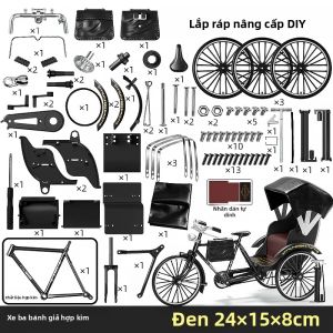 Mô Hình Xe Kéo Cổ Điển Tỷ Lệ 1:10 Bằng Hợp Kim Kích Thước 7 Inch Đồ Trang Trí Bàn Nhỏ Gọn Đồ Sưu Tầm Dành Cho Người Lớn