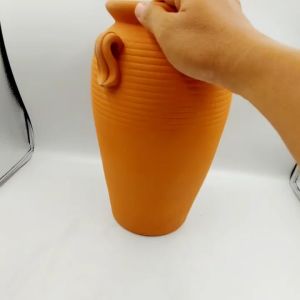 Chậu đất nung chậu sen đá - Bình quai 1330 đường kính miệng tầm 13cm chiều cao 30cm