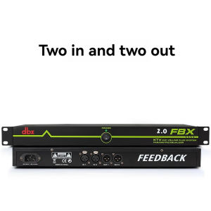 Dbx Feedback Eliminator destroyer FBX 2.0 FBX 4.0 FBX 6.0 audio system processor suitable for various stage performances easy to operate