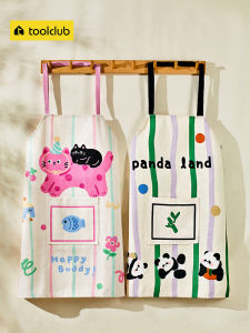 Váy Bảo Hộ Nhà Bếp Chống Dầu Chống Thấm Nước Dễ Thương Phong Cách Trẻ Trung Mới 2025 Váy Bảo Hộ Polyester Dài 94cm