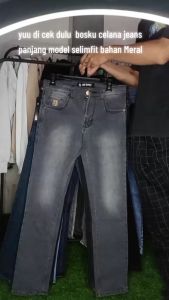 Jeans Pria Green Scrup Celana Panjang Pria Model Slimfit