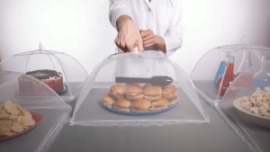 Foldable Food Mesh Cover Anti Mosquito Fly Tent Pop-Up Table Umbrella Picnic Insect-proof Dish Cover