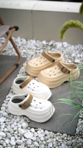 Sandal Baim Selop Flip Flop Polos Aksen Strap Gesper Simple Style Fashion Import Premiun EVA Rubber 8898