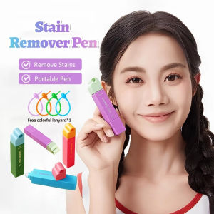 Portable Stain Remover Pen Clothes Fabric Instant Oil Remover Red Wine Stain Water-free White Clothes Safe Emergency Use