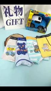 332KUCHAR 4pcs Underwear For Boys Class A Cotton Cute Cartoon Pattern Boxer Shorts Antibacterial Panties For 2-14 Years Kids