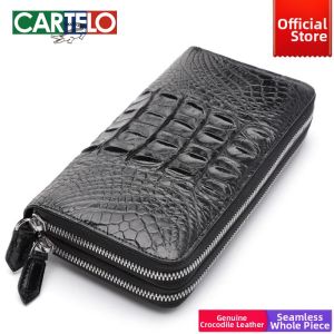 CARTELO | Crocodile Leather New Large Capacity Clutch