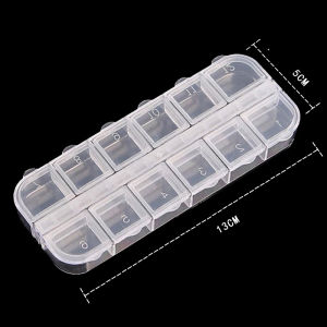 Nail Art Sotrage Box Case Rhinestones Gems Jewelry Beads PlasticEContainer Nails Accessories Empty Container DIY Manicure Tools