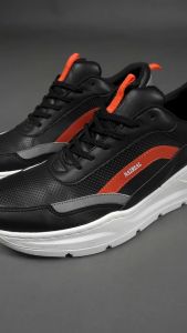 RANGER BLACK |MNM x NAZ| Sepatu Sneakers Pria Casual Shoes SOL DIJAHIT