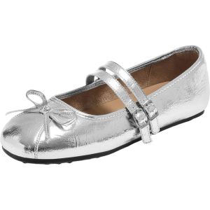 Agsdon | Ballet Flats Bow Tie Shoes Soft Soles