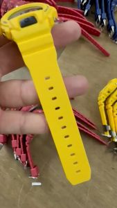 New_Casio_GSK_6900MS-1 Black Edition Resin Red/White LCD Standard Digital Watch (Polis_Evo_) With Free Gift Box Fast Delevery