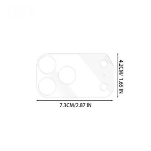 3Pcs Camera Lens Frame Film Clear TPU Slim Fit Precise Cutout Anti Scratch Impact Protection For iPhone 18 Series