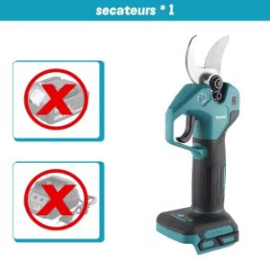 Makita | Makita 18V Brushless Electric Pruning Shears Wireless Garden Branch Trimming Scissors with LED Screen for Precision Cutting