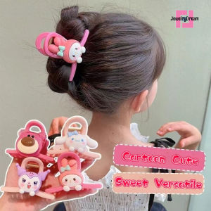 คลิปกิ๊บหนีบผมเรซินที่มีโอกาสน่ารักลายการ์ตูนน่ารักน่ารักน่ารักน่ารักที่หนีบผมปากปลาฉลามเด็กผู้หญิงคลิปหนีบผมแฟชั่นน่ารักด้านหลัง 2