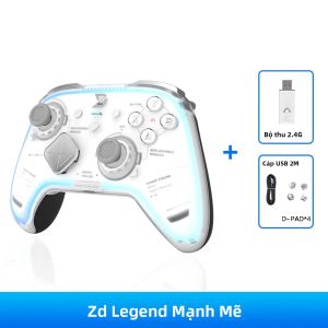 Bộ Điều Khiển Trò Chơi ZD Ultimate Legend Elite RGB Switch Bluetooth Tương Thích Với Máy Tính Bảng NS Steam Xbox - Bộ Điều Khiển Điện Thoại Cảm Ứng Mô-đun