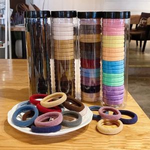 20pcs/box Women High Quality Rubber Band Girls Elastic Hair Bands Headbands Ponytail Holder Gum Headwear Hair Accessories