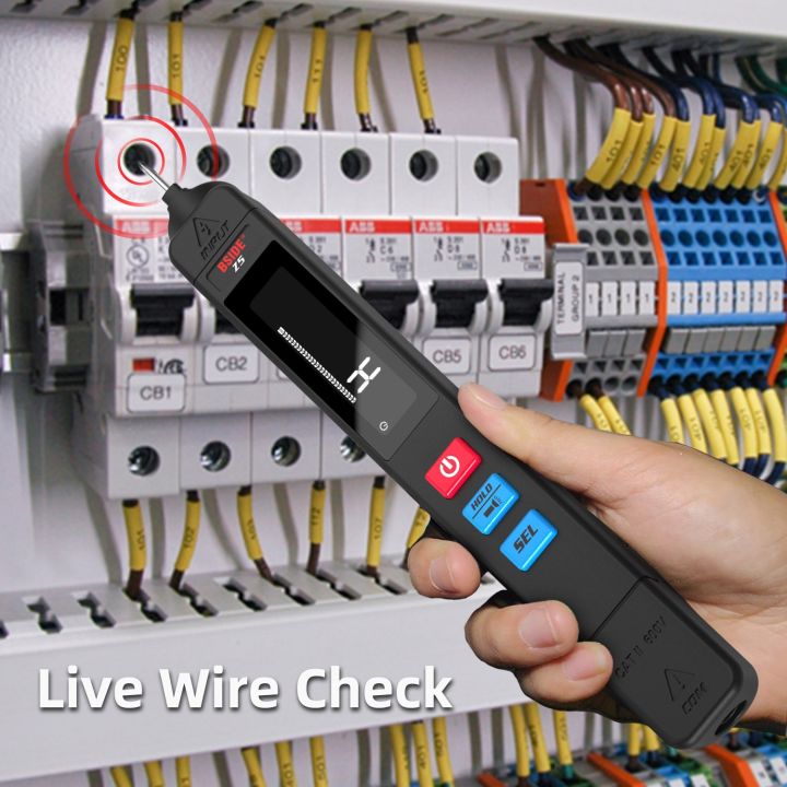 BSIDE New Voltage Detector Tester Non-contact Smart Electric Pen NCV ...