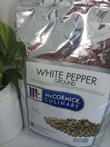 McCormick White Pepper Ground 1kg/ FOIL PACK