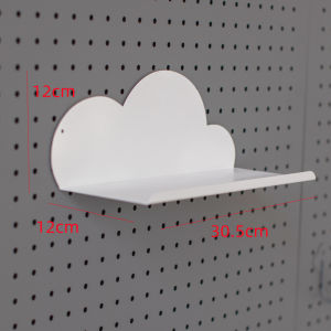 Modern Minimalist Metal Magnetic Storage Rack Kitchen Fridge Organizer No-Punching Required Desktop Office Hole Board Accessory