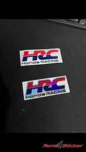 STIKER HRC BARU STICKER HRC NEW LOGO PRINTCUT - 75cm Putih