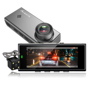 Asawin A5 dash cam for car Camera recorder front and rear 3.16 Inch IPS dash camera night vision Auto cycle video