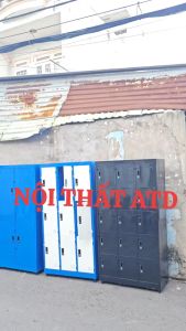 Tủ locker nhiều ngăn 2-4-6-8-10-12-15-24-30 cửa có chìa khóa mỗi ô cho nhân viên giá rẻ tận xưởng ATD